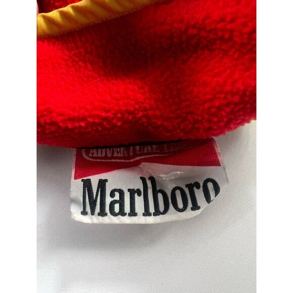 Vintage Marlboro Adventure Snap Button Pullover Fleece Sweatshirt - XL - Picture 4 of 6